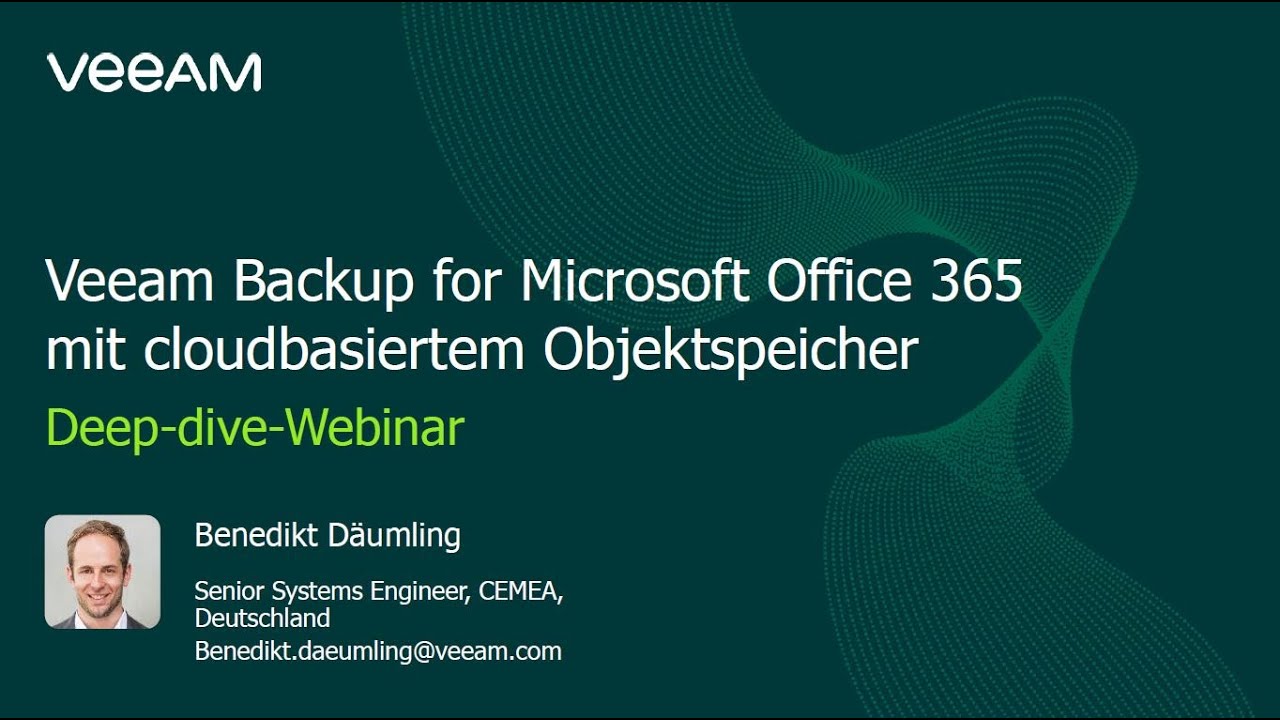 Tipps und Tricks für die Sicherung von Office 365 Daten video