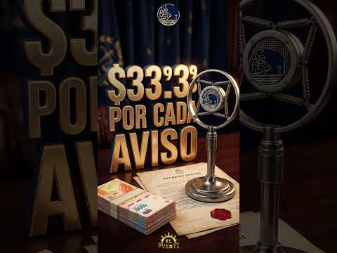 💸 PAUTA OFICIAL: $33.333 por cada aviso en una FM y $6.500.000 por mes a La Voz de Misiones