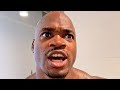 ADRIAN PETERSON AFTER BEING KNOCKED OUT BY LE'VEON BELL WANTS REMATCH - DETAILS WHY KO HAPPENED