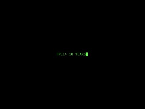HPCC 10 YEARS