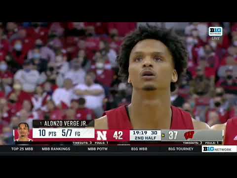 Alonzo Verge Jr vs WIS 26 PTS            3.06.22
