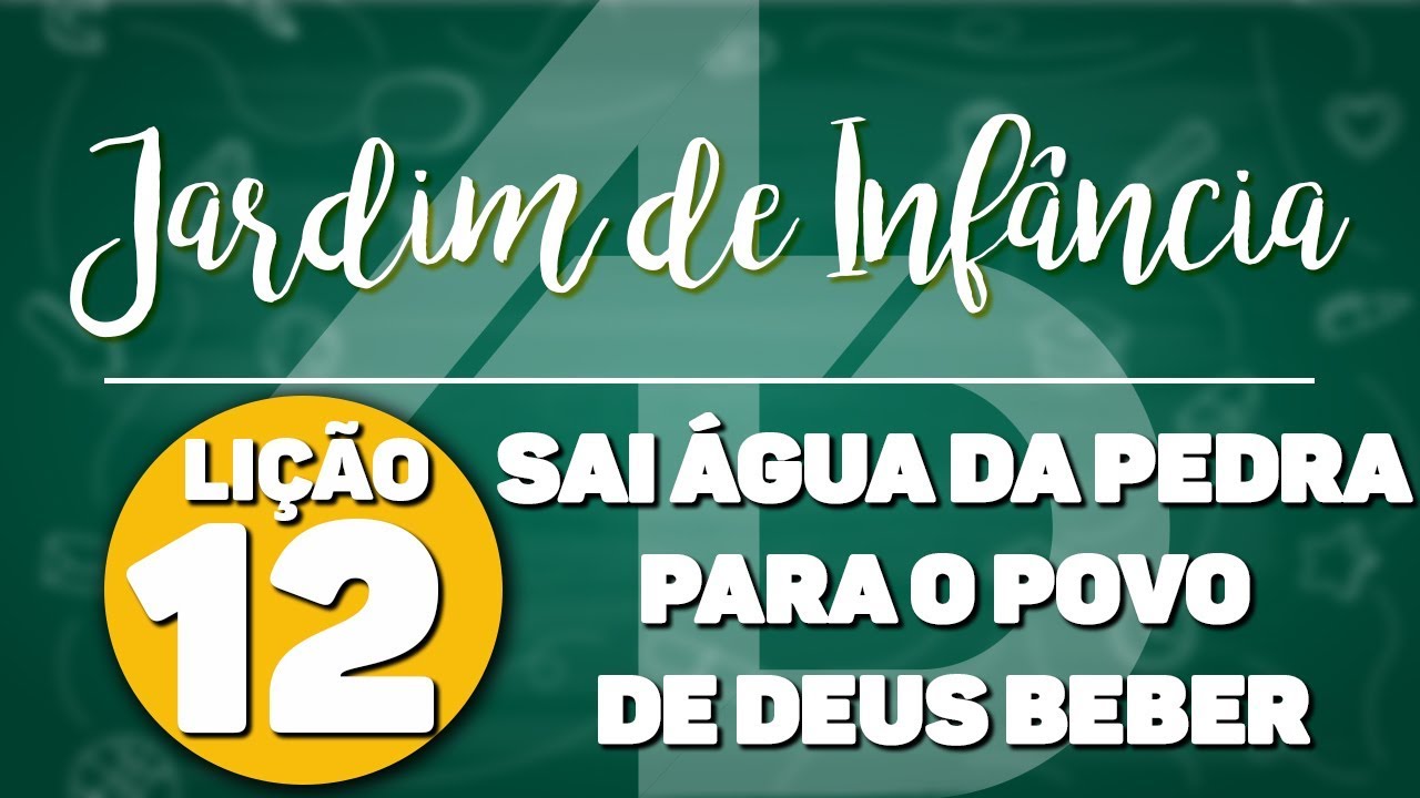 Sai água da pedra para o povo de Deus beber