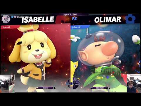 Cinccino (Isabelle) vs. SonarDude (Olimar) - Orbitar 82 - Pools
