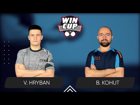 14:30 Vadym Hryban - Bohdan Kohut West 3 WIN CUP 11.08.2024 | Table Tennis WINCUP