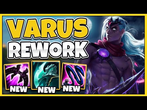 *NEW UPDATE* SEASON 11 VARUS IS RIDICULOUS (CRAZY AOE NUKES) - League of Legends