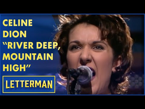 Celine Dion Performs "River Deep, Mountain High" | Letterman