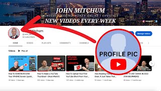 How to EASILY Add or Change your YOUTUBE PROFILE PICTURE.