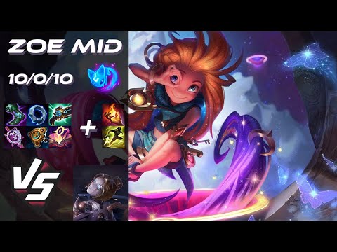 MID Zoe vs Orianna - EU Challenger Patch 25.S2.4