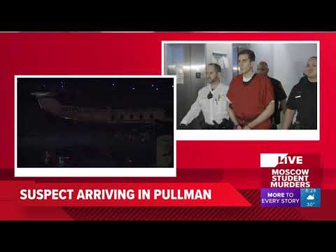 Moscow murder suspect lands at Pullman-Moscow Regional Airport
