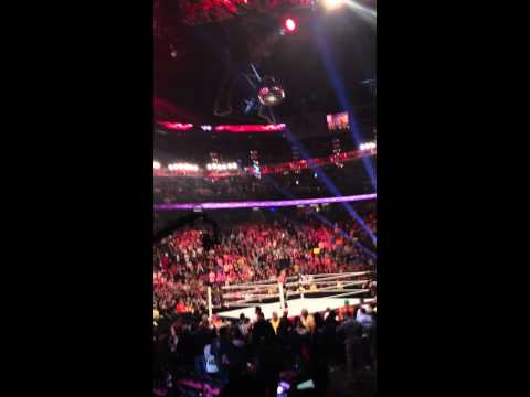 Monday Night Raw 4/8/13 - John Cena talks to wild New Jersey crowd