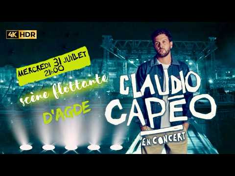 Concert intégral de Claudio Capéo à la scène flottante D’agde #claudiocapeo #agde