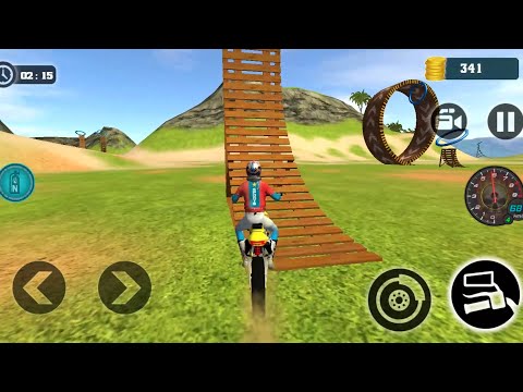 Extreme Motocross beach Bike Stunt Driving #1 - Motorbike Racing Motor Bike game Android Gameplay 3D