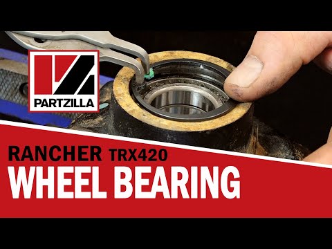 How to Change the Front Wheel Bearings on a Honda Rancher | 2012 Honda TRX420 Rancher | Partzilla