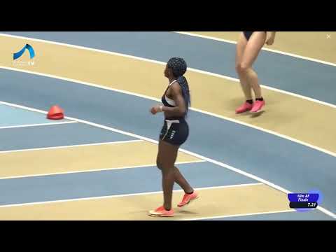 Italian U18 Indoor Championship 2025: Final 60m F, Kelly Ann Dualla Edimo in 7.19