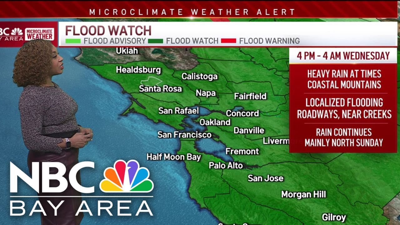 Bay Area forecast: Heavy rain tonight