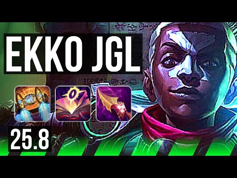 EKKO vs EVELYNN (JGL) | 10/0/9, Legendary | KR Master | 25.8