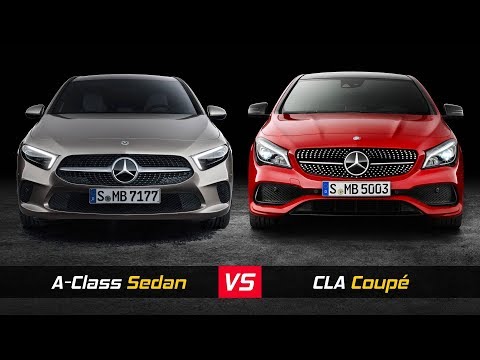 2019 Mercedes A Class Sedan Vs Mercedes CLA Coupe ► Design & Dimensions