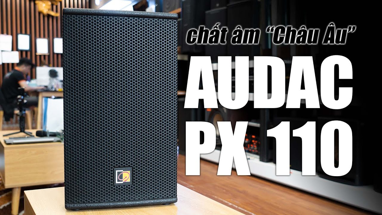video Loa karaoke Audac PX110 chính hãng 0