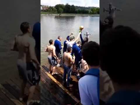 Campionii Romaniei U-BT Cluj Napoca au intrat la apa in Somes