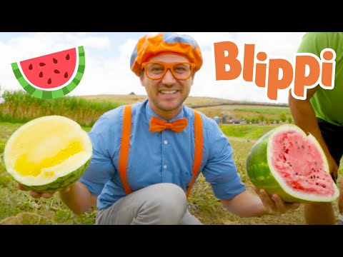 Blippi Visits Tanaka Farm | Healthy Eating Videos For Kids | Educational Videos For Kids