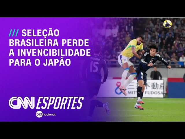 Brasil sofre virada e perde do Japão pela primeira vez na história | LIVE CNN