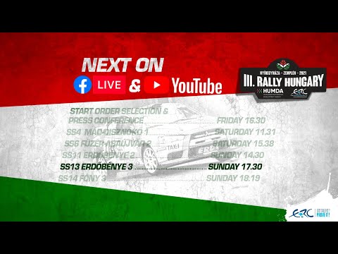 RALLY HUNGARY 2021 -  SS13 ERDOBENYE 3 LIVE