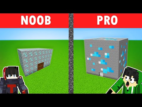 NOOB VS PRO: DIAMOND ORE HOUSE BUILD CHALLENGE | Minecraft OMOCITY (Tagalog)
