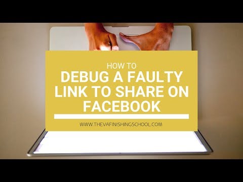 How to debug a faulty link to share on Facebook