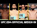 UFC 294: Makhachev vs. Volkanovski 2 Official Weigh-In LIVE Stream | MMA Fighting