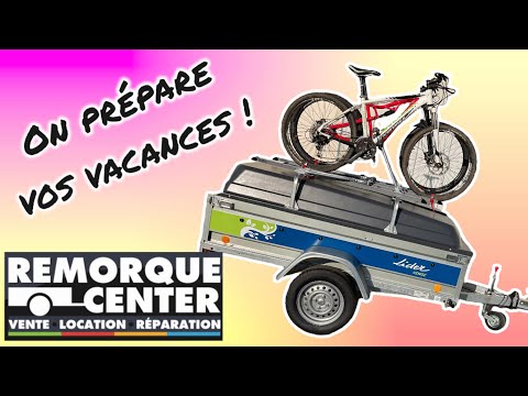 Pack vacances - Remorque Lider Bag 150 jusqu'à 233 avec capot, galerie de toit et roue jockey - Référence 2615-2-PV-075-63_3