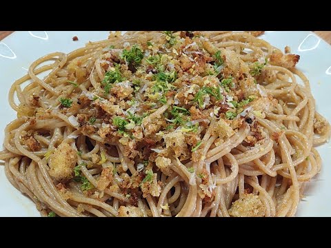 PIATTO POVERO SICILIANO (PASTA con la mollica)