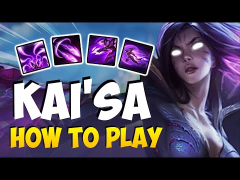 HOW TO PLAY KAI'SA ADC FOR BEGINNERS | KAISA Guide Season 11 | League of Legends