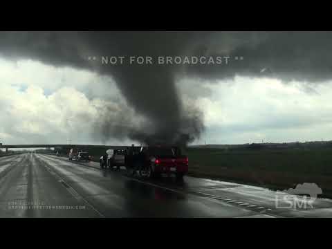 04-26-2024 Lincoln, NE - Significant Tornado in Lincoln, NE--Extremely Close Range Intercept