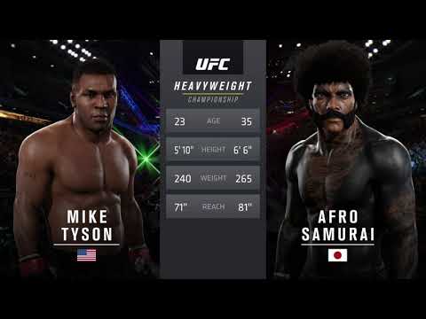 Mike Tyson vs. Afro Samurai - EA Sports UFC 4 - Boxing Stars