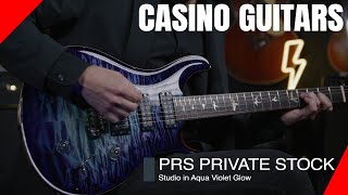 Video thumbnail for PRS Private Stock Studio in Aqua Violet Glow by Casino Guitars
