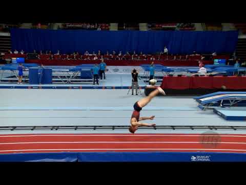 AFANASEV Vadim (RUS) - 2017 Trampoline Worlds, Sofia (BUL) - Qualification Tumbling Routine 1