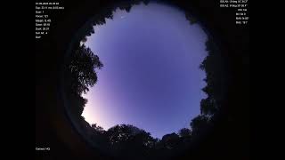 2025-09-01 All sky camera capture from Poiana Rusca Mountains, Romania