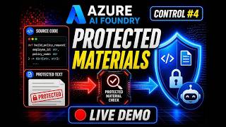 Azure AI Foundry Guardrails Control #4 | Protected Materials Live Demo