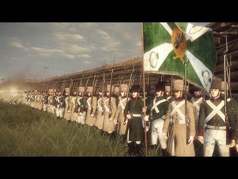 LEGENDARY FORT BATTLE! OTTOMANS SURROUND RUSSIA! - 4v4 - Napoleonic Total War 3