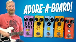Video thumbnail for More ADORABLE pedals from Effects Bakery - FUZZ / OVERDRIVE / DISTORTION / CHORUS / DIRTY EQ by 60 Cycle Hum
