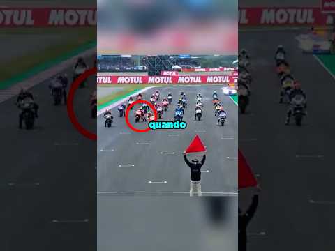 Por que esse ciclista largou na frente de todo mundo?