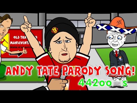 Andy Tate CARTOON! 👹Man Utd vs Man City 4-2✈️ Goals Highlights PARODY