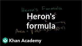 Heron's formula - Perimeter, area, and volume