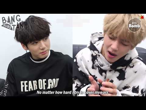[ENG] 180204 [BANGTAN BOMB] V&Jungkook Singing at standby time