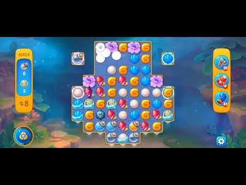 Fishdom Easy Level 10424 (with full horseshoe boosters) @choraelmin