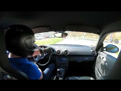 08.04.2018 - Porsche Slalom Solitude Klasse 5 - Porsche Cayman S 987- 2. Lauf - 1.39,46
