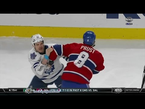 David Clarkson vs Brandon Prust Feb 14, 2015