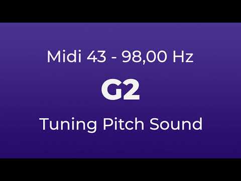 G2 Tuning Pitch | 98,00 Hz | Midi Key 43