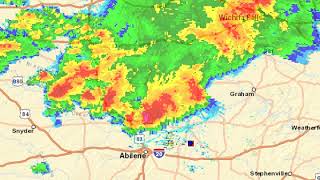 Radar of Severe Storm near Abilene Texas June 7, 2018