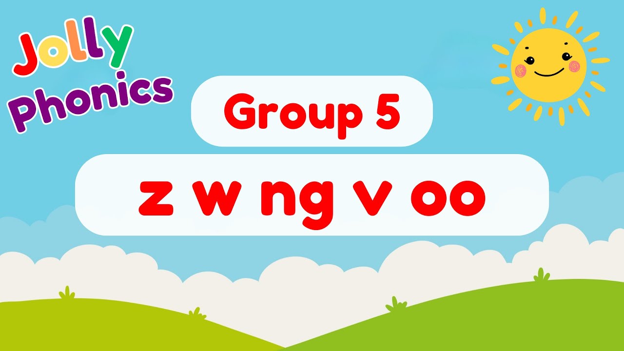 Jolly Phonics Group-5 | Jolly Phonics for Kids with Lyrics